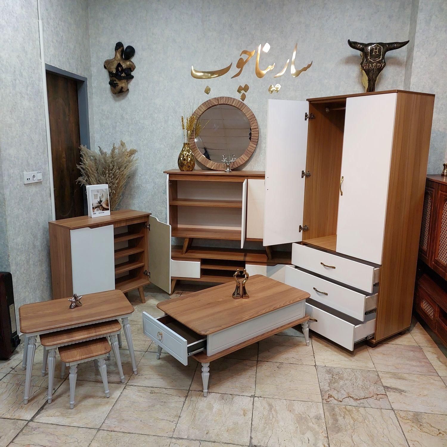 اینه و کنسول / پک کامل مینیمال/ جهیزیه|بوفه، ویترین، کنسول|تهران, شهرک ولیعصر جنوبی|دیوار