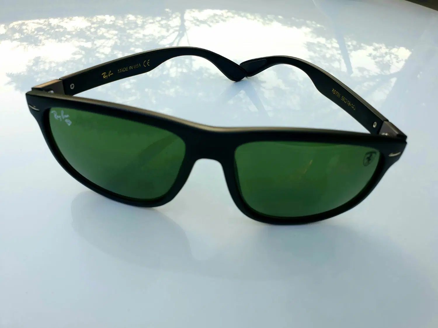 عینک آفتابی مردانه ریبن RayBanطرح فراری لنز سبزرنگ|زیورآلات و اکسسوری|تبریز, |دیوار
