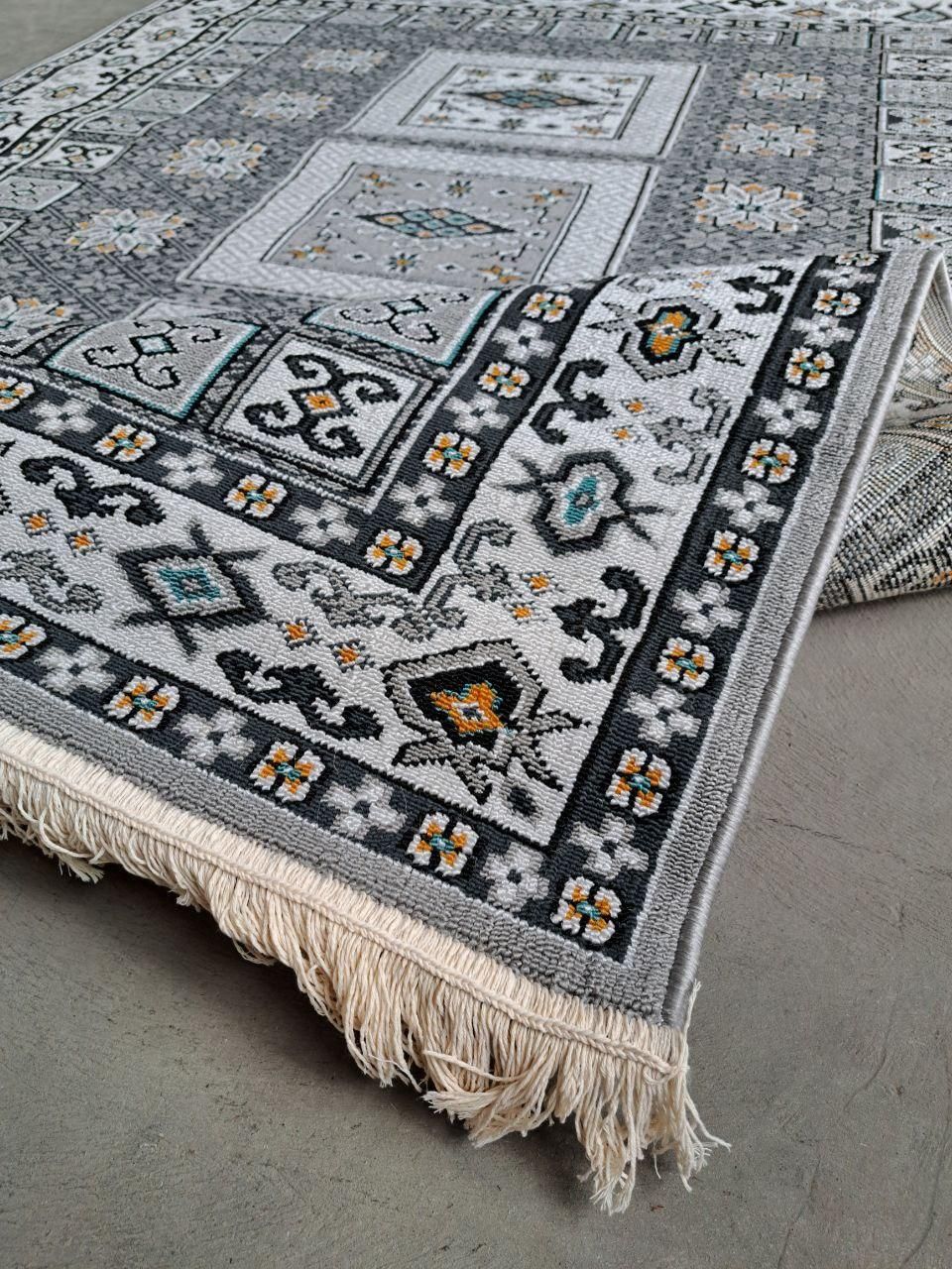 گلیم سوپر ستاره کویریزد رنگ طوسی کیفیت بالا|گلیم، جاجیم، گبه|تهران, سبلان (لشگر)|دیوار