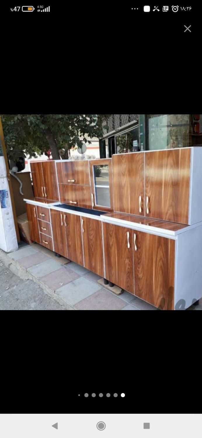 کابینت مرادی/کابینت بدنه فلز درب چوبی 6متری/کهندژ|مصالح و تجهیزات ساختمان|خمینی‌شهر, |دیوار