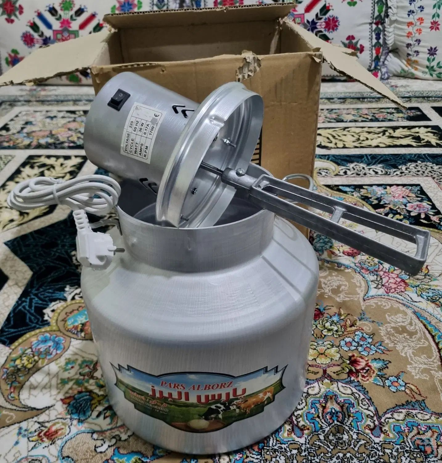 کره گیر 20 لیتری آلومینیومی (دوغ زن) پارس البرز|ماشین‌آلات صنعتی|زاهدان, |دیوار