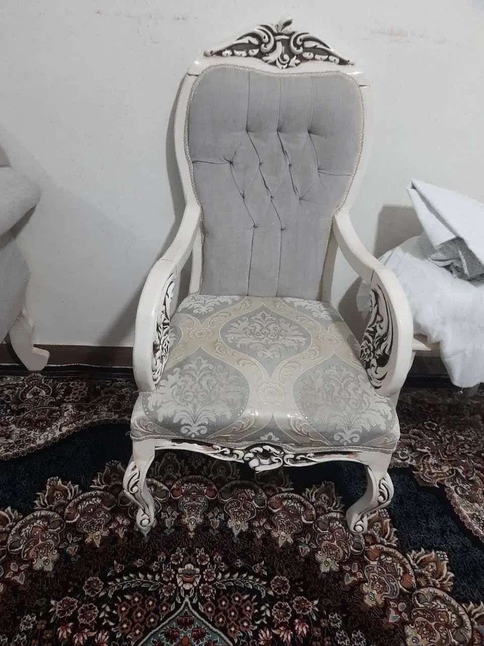 مبلمان نیمه استیل ۷ نفره فوق العاده سالم|مبلمان خانگی و میز عسلی|مشهد, حجاب (شهرک غرب)|دیوار