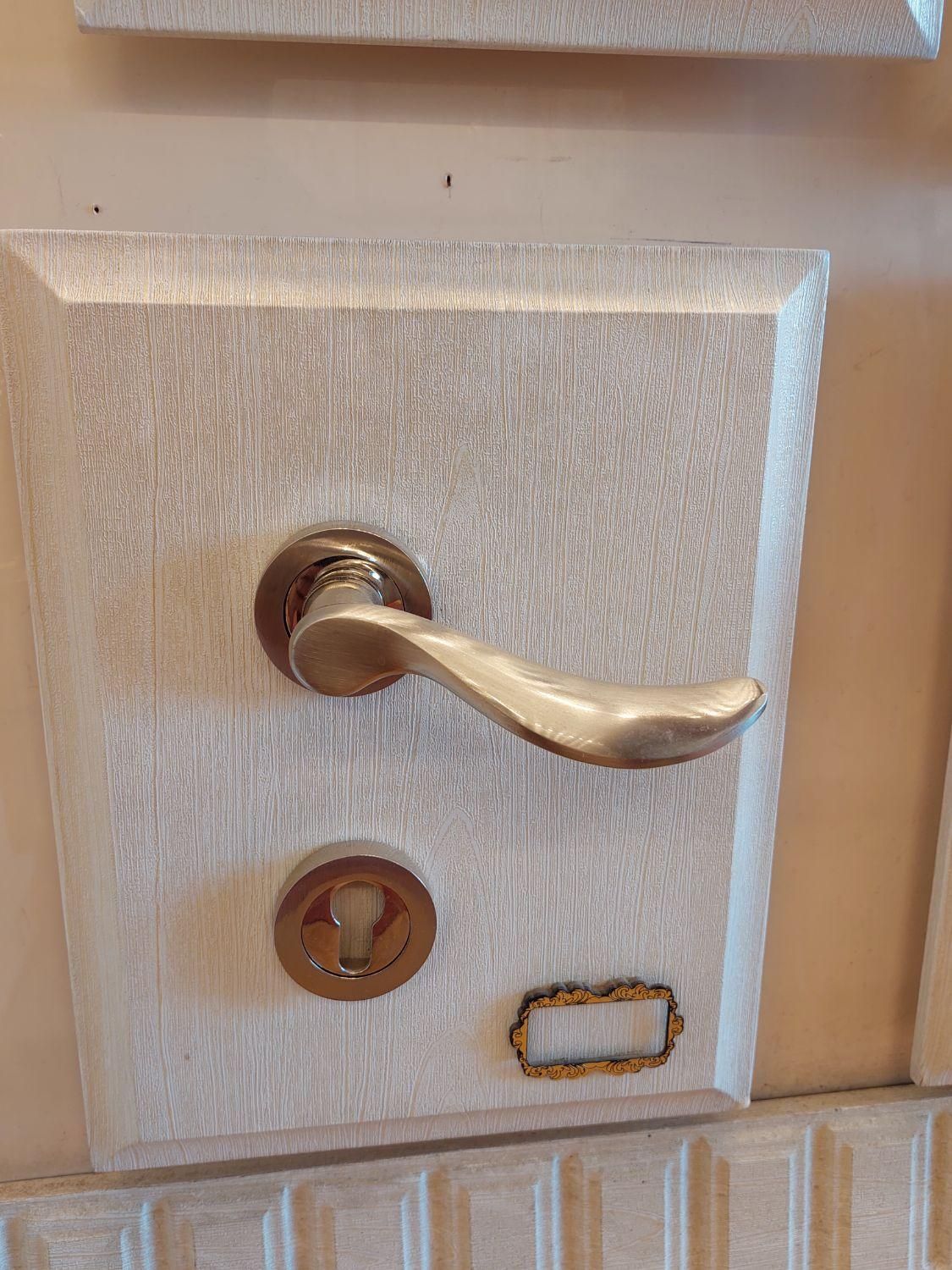 دستگیره ۲تیکه روزت درب چوبی|مصالح و تجهیزات ساختمان|گلستان (تهران), |دیوار