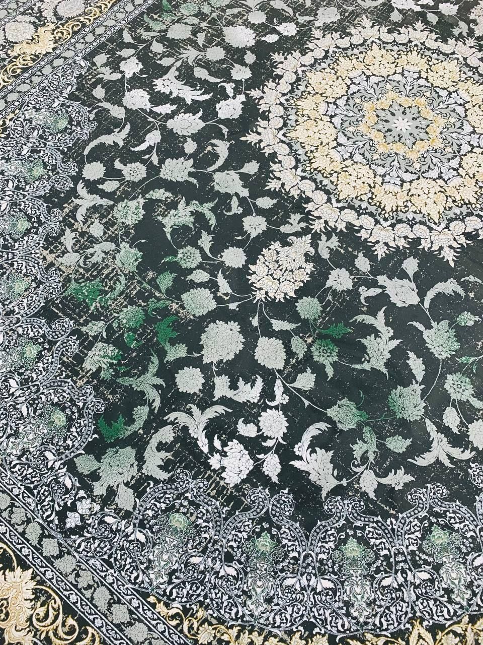 کارن دلفیتی سبز وینتج|فرش|یزد, |دیوار