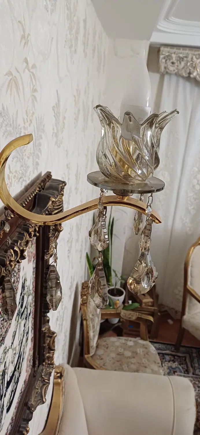لوستر دیوار کوب|لوستر و چراغ آویز|رشت, دروازه لاکان|دیوار