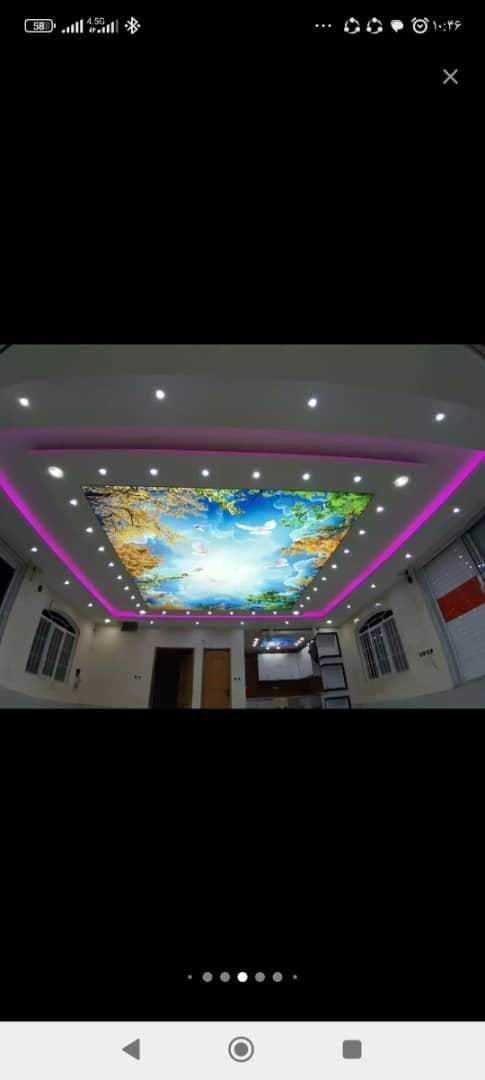 نصاب سقف کاذب قرنیزکفپوش پی وی سی ترمووال ماربلpvc|خدمات پیشه و مهارت|اصفهان, خانه اصفهان|دیوار