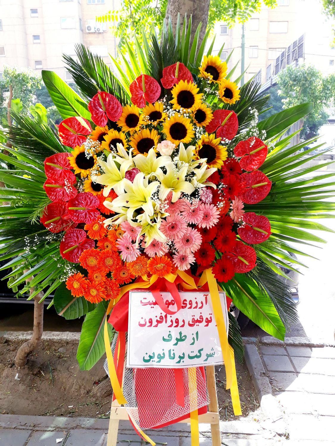 تاج گل افتتاحیه مغازه نمایشگاه فروشگاه|گل و گیاه طبیعی|تهران, توحید|دیوار