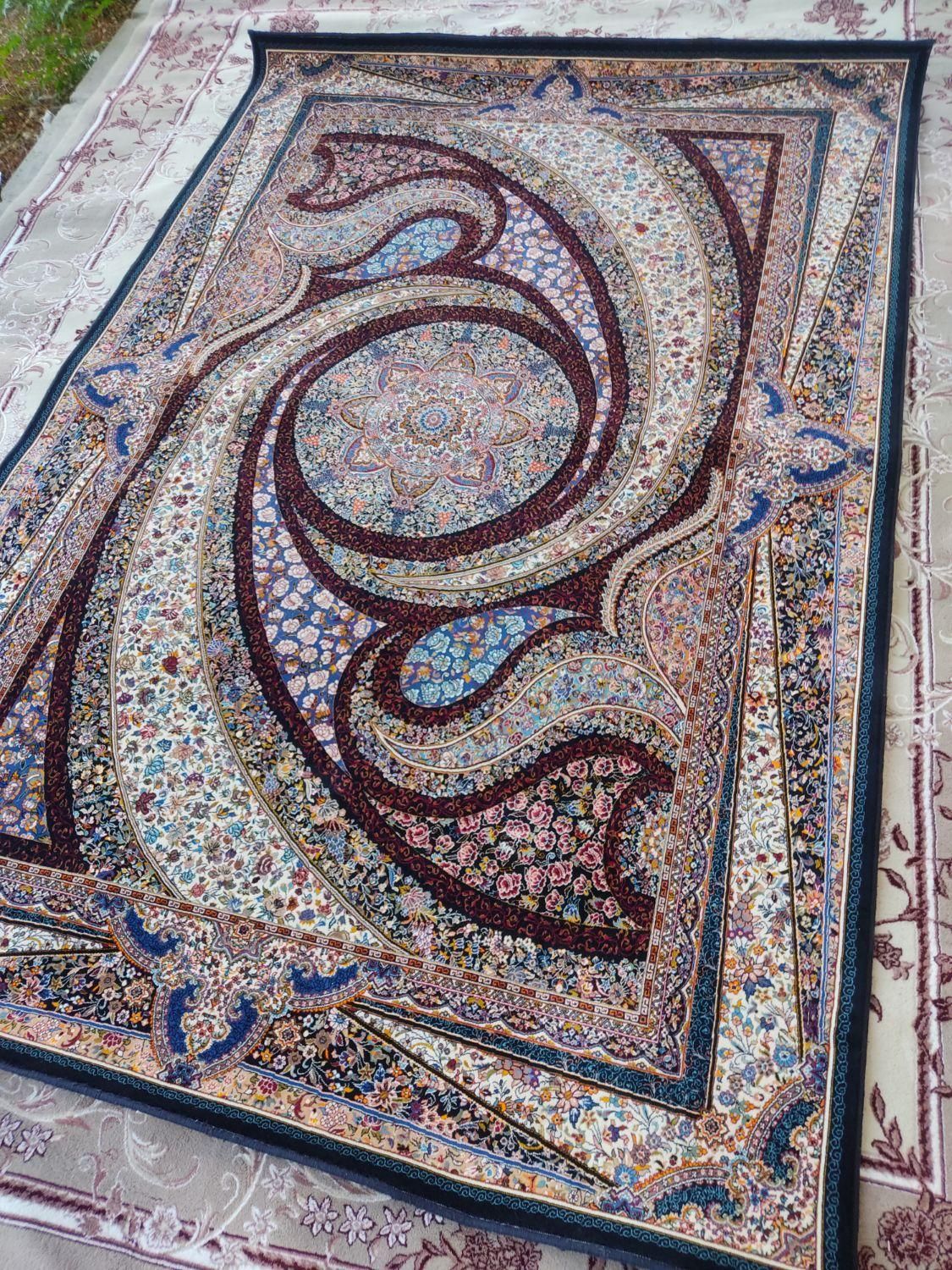 یک جفت فرش 6متری 700شانه در حد نو|فرش|مبارکه, |دیوار