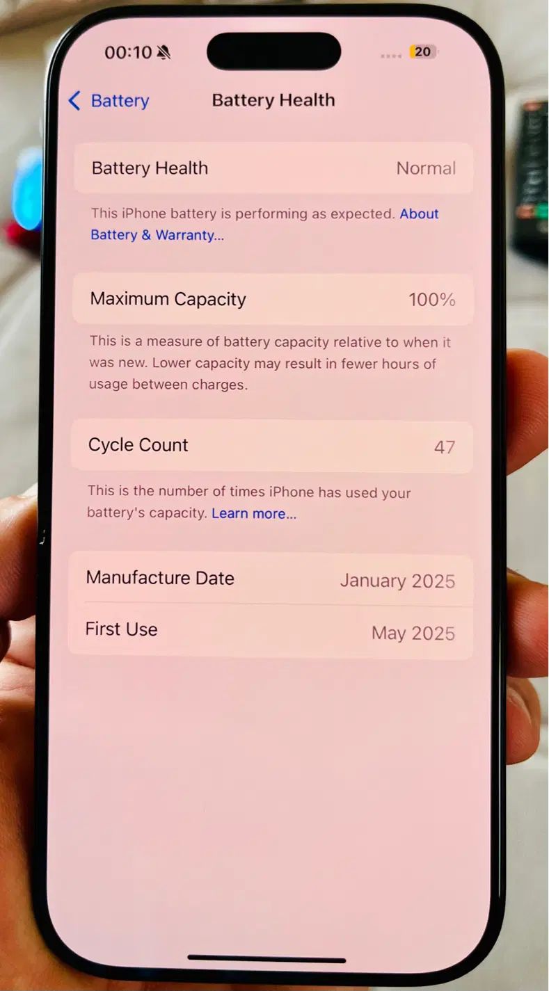 اپل iPhone 16 Pro با حافظهٔ ۲۵۶ گیگابایت|موبایل|تهران, شهرک غرب|دیوار