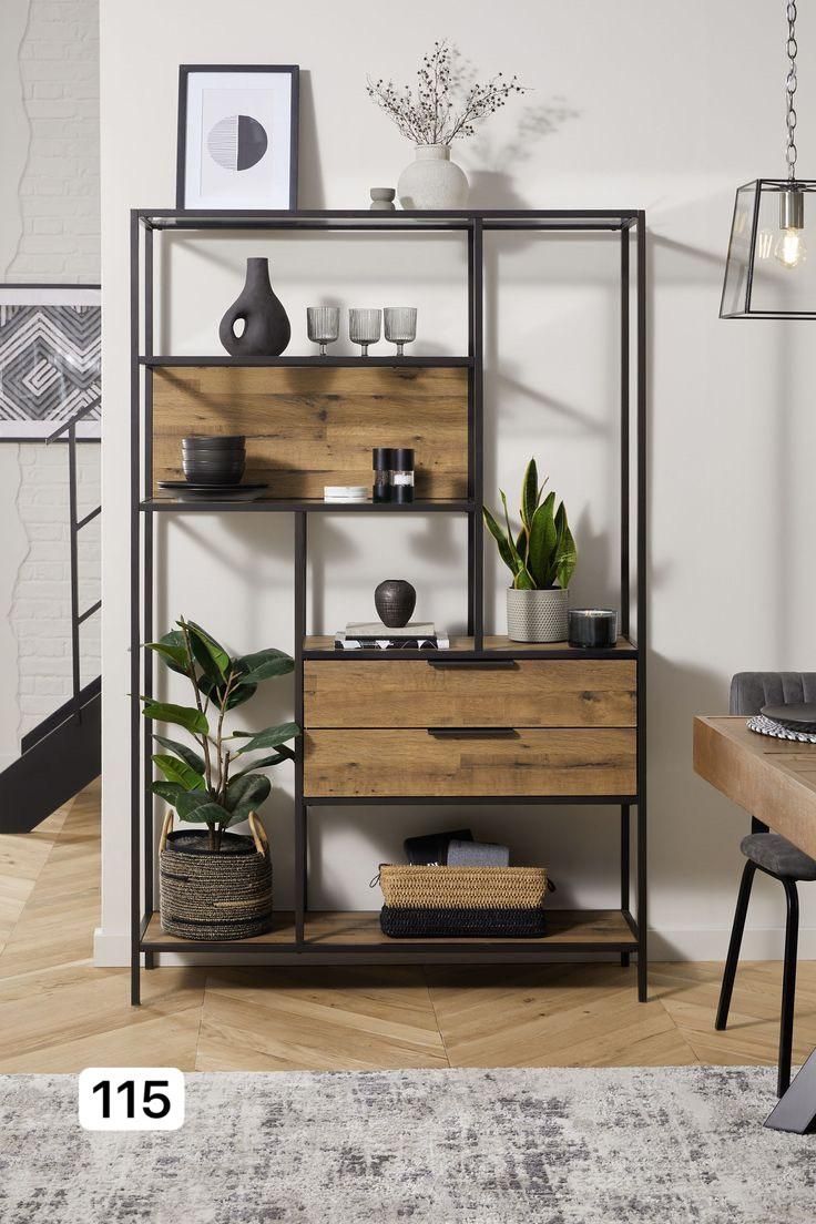 شلف قفسه دراور|کتابخانه، شلف، قفسههای دیواری|کیش, |دیوار