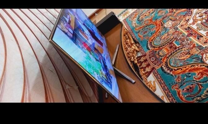 سامسونگ 46 اینچ پایه خرچنگی|تلویزیون و پروژکتور|تبریز, |دیوار