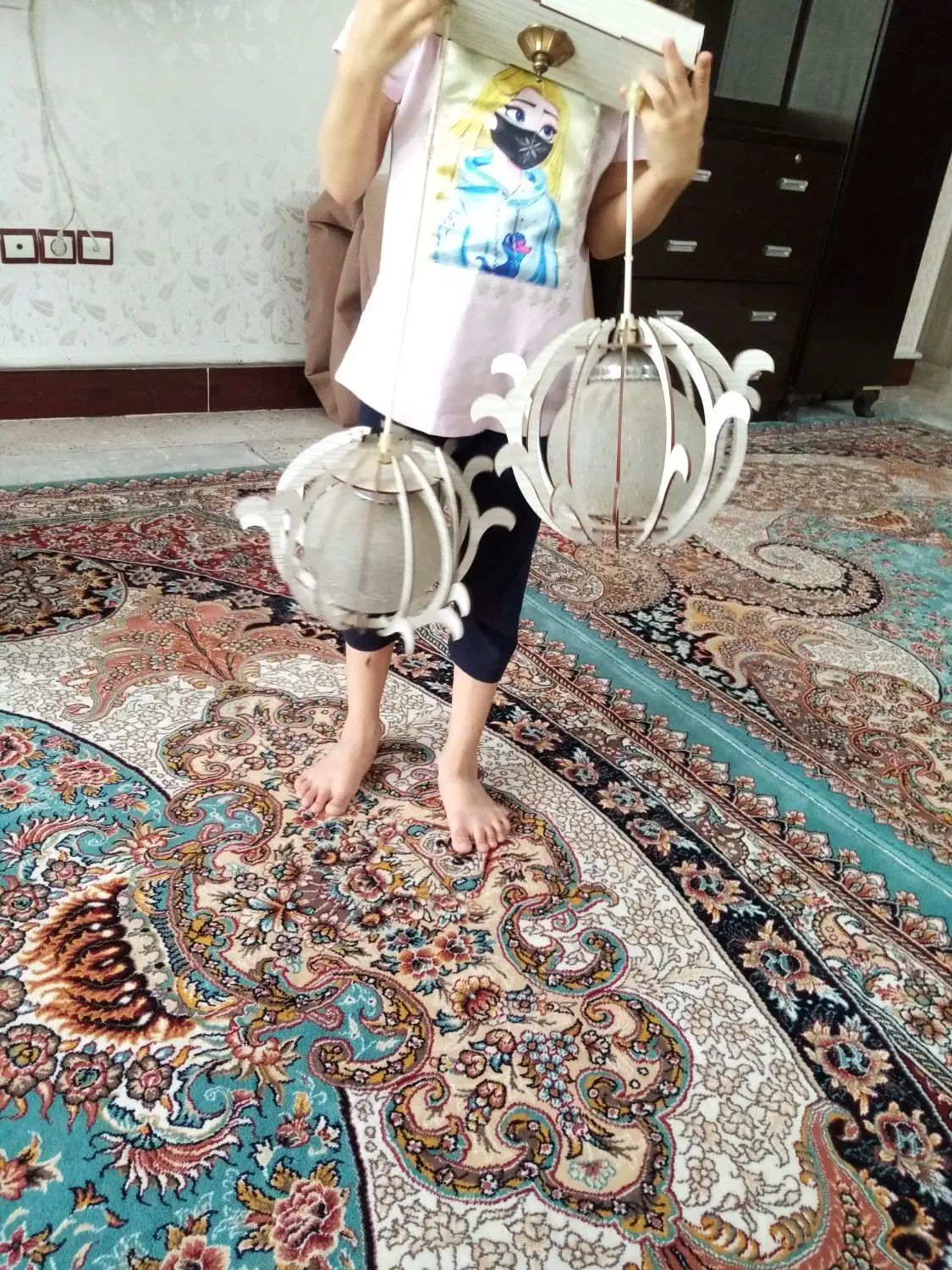 لوستر|لوستر و چراغ آویز|کرج, کرج نو|دیوار