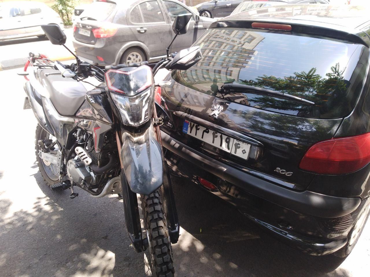 XR 250 یک سال بیمه کامل فلات ایکس آر 250|موتورسیکلت|تهران, گاندی|دیوار