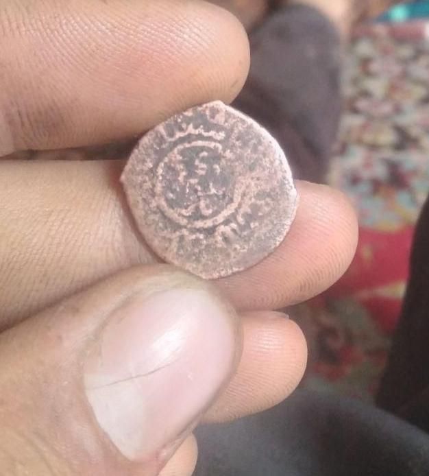سکه عربی قدیمی|کلکسیون سکه، تمبر، اسکناس|بهار, |دیوار