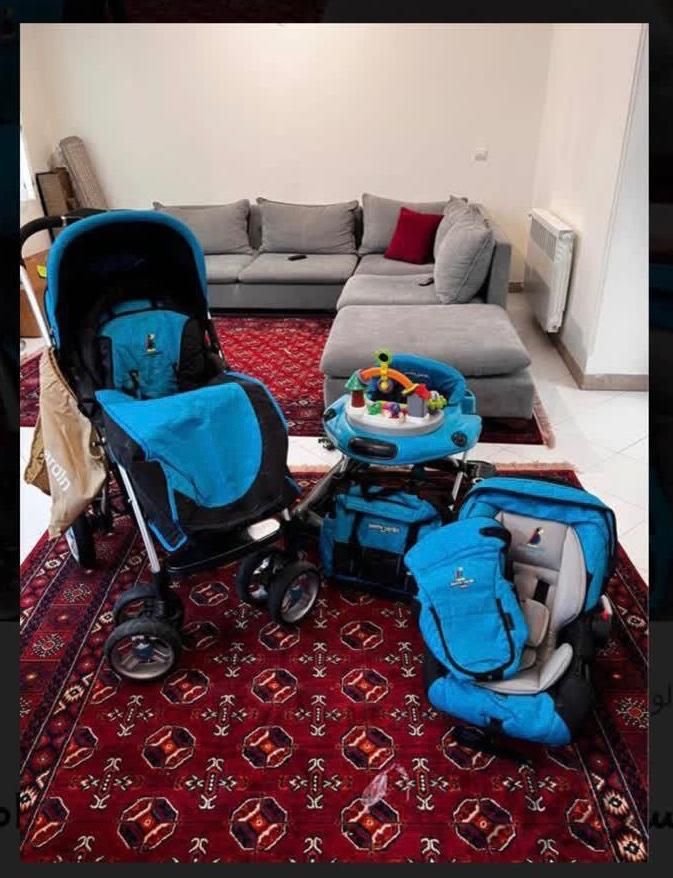 سرویس کالسکه‌ پیرگاردین اصل فرانسه|اسباب و اثاث بچه|پاکدشت, پاکدشت (مامازند)|دیوار