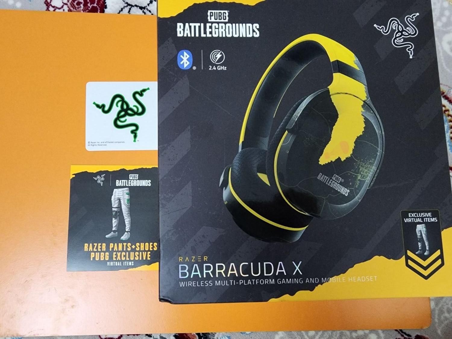 هدست ریزر(barracuda x PUBG EDITION )RAZAR+گارانتی|قطعات و لوازم جانبی رایانه|تهران, جردن|دیوار