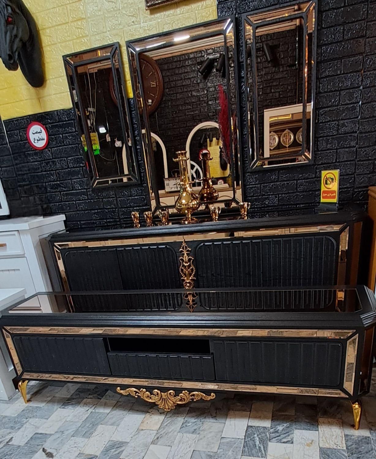 آینه کنسول و میز تی وی وکیوم مدل آترین|بوفه، ویترین، کنسول|تهران, شهید رجایی|دیوار