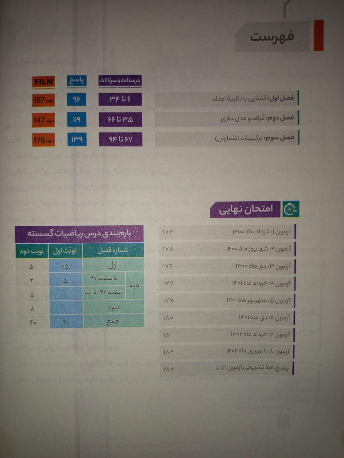 فرمول بیست ریاضیات گسسته|کتاب و مجله آموزشی|اصفهان, عمان سامانی|دیوار