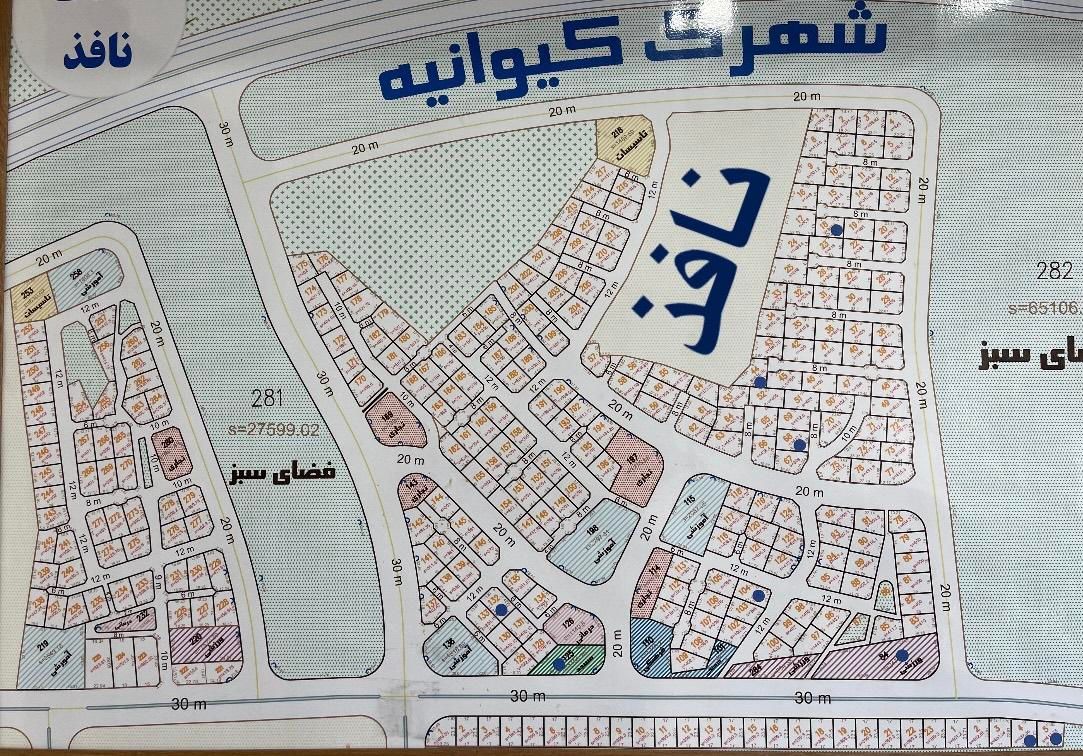 فروش نیم دانگ زمین دو نبش۴۰۴ متری معراج یک ق۱۱۶|فروش زمین و ملک کلنگی|کرج, محمود آباد|دیوار