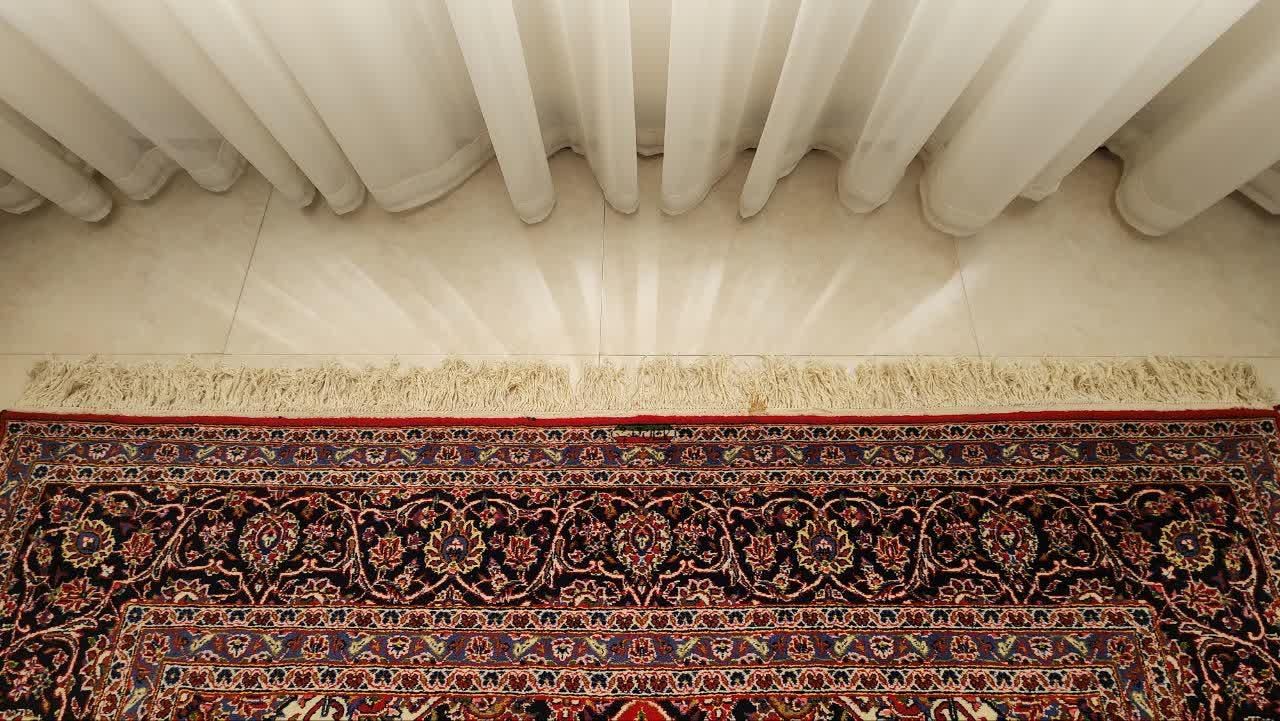 فرش دستباف 9 متری کاشان لاکی قطبی|فرش|تهران, مهران|دیوار