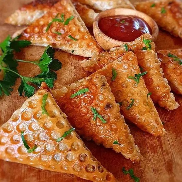 سمبوسه خانگی|خوردنی و آشامیدنی|اصفهان, باغ زیار|دیوار