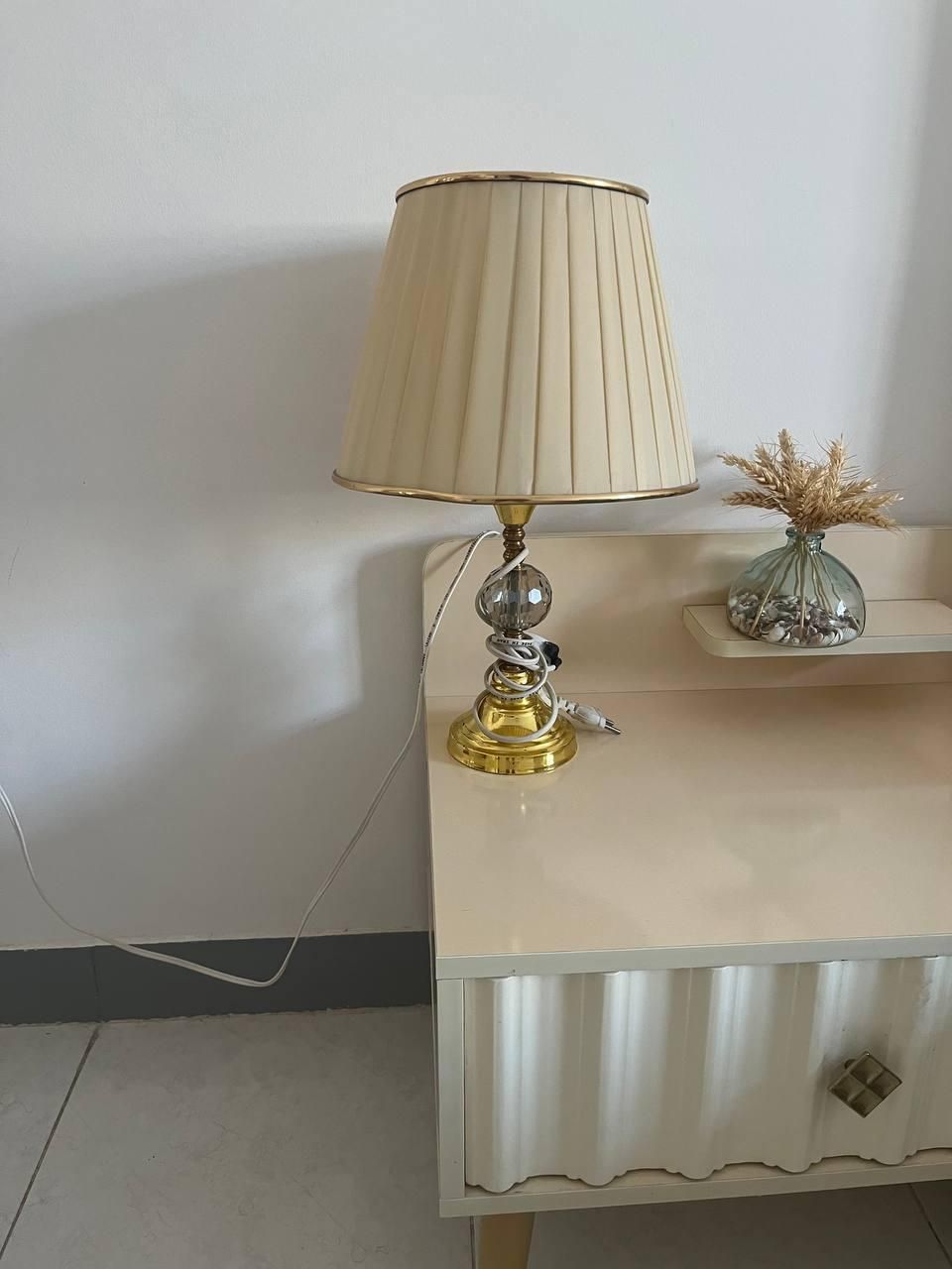 دو عدد آباژور با ست جا دستمالی و سطل زباله|چراغ خواب و آباژور|هشتگرد, |دیوار