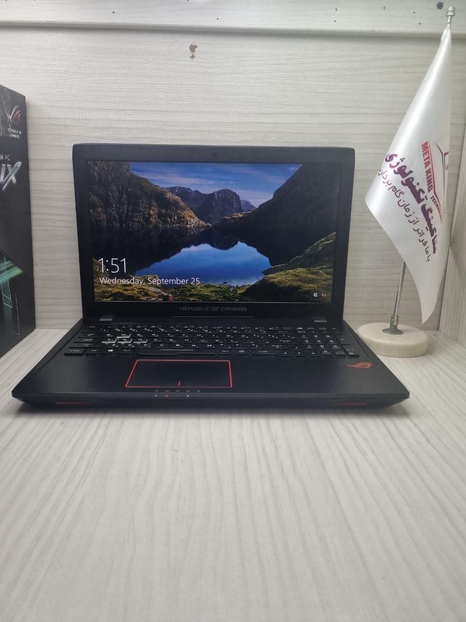 گیمینگ Asus  Rog Astrix i7H رم۱۶ گرافیک۴ یک تراssd|رایانه همراه|تهران, باغ فیض|دیوار