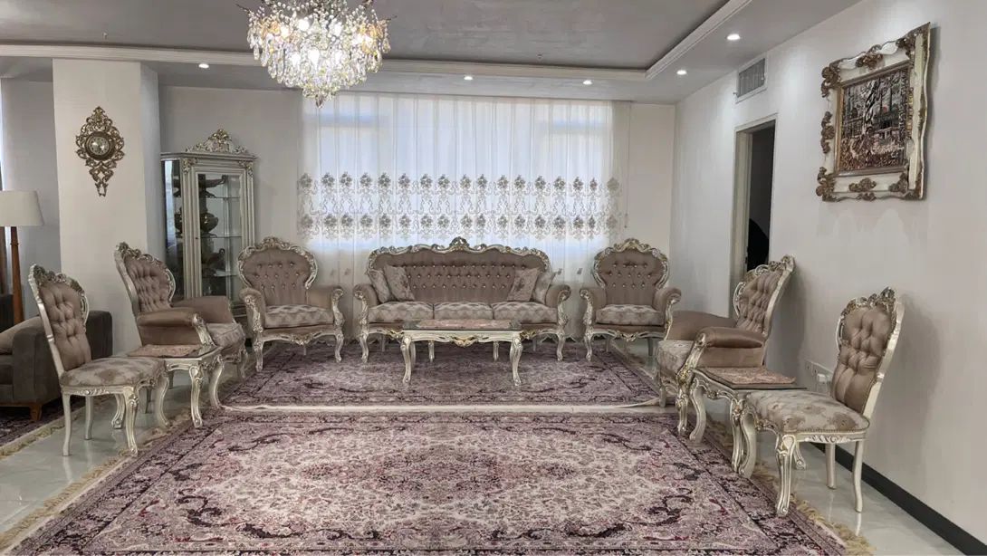 سرویس مبلمان ۷نفره بامیزغذاخوری۶نفره به همراه بوفه|مبلمان خانگی و میز عسلی|تهران, ابوذر|دیوار