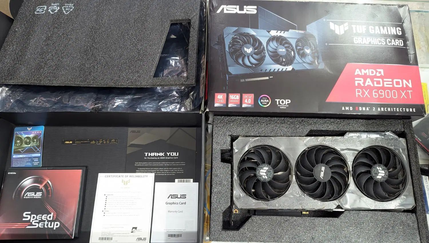 کارت گرافیک ASUS TUF 6900XTXH TOP|قطعات و لوازم جانبی رایانه|مشهد, شهید فرامرز عباسی|دیوار