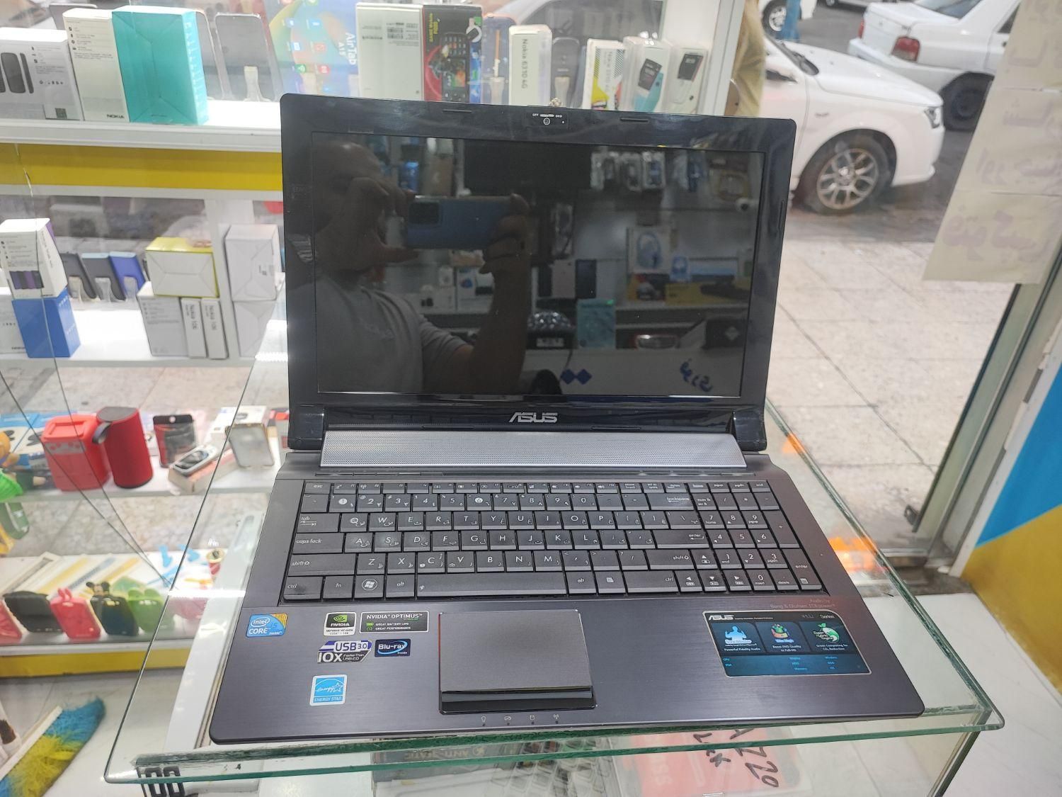 لپتاپ Asus N53 j  رم ۸گیگ هارد ۵۰۰ cpu i5 گرافیک1|رایانه همراه|اندیمشک, |دیوار