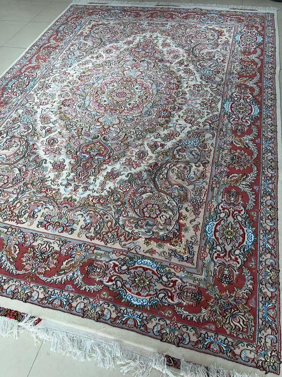 جفت 9متر خطیبی فرش دستباف طرح تبریز ازبافنده اقساط|فرش|کرج, فاز ۱ مهرشهر|دیوار