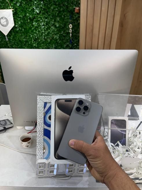 ایفون ۱۵ پرومکس ۲۵۶ گیگ نچرال تیتانیوم( iphone 15)|موبایل|بوشهر, |دیوار