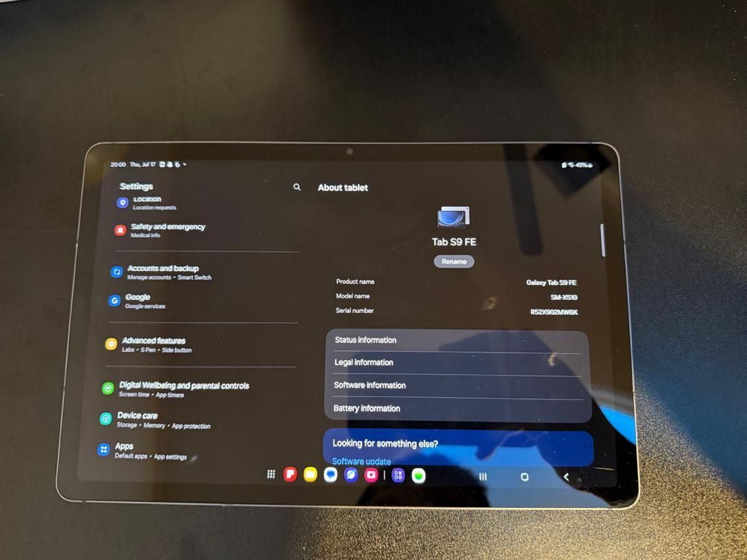 تبلت سامسونگ کم کارکرد Samsung Galaxy Tab S9 FE|تبلت|تهران, الهیه|دیوار