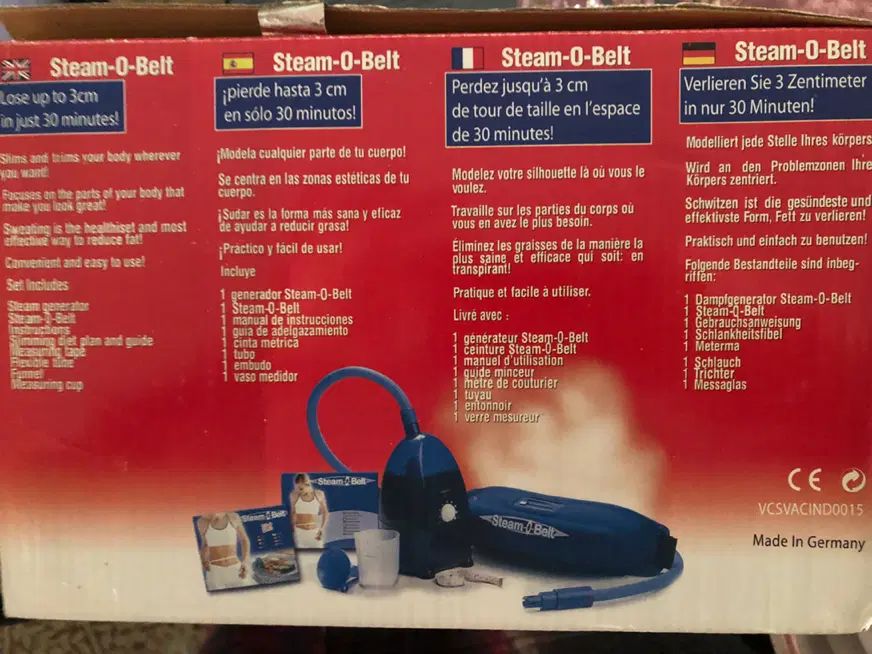فروش کمربند لاغری steam o belt اصل ساخت آلمان|تجهیزات ورزشی|رشت, کاکتوس|دیوار