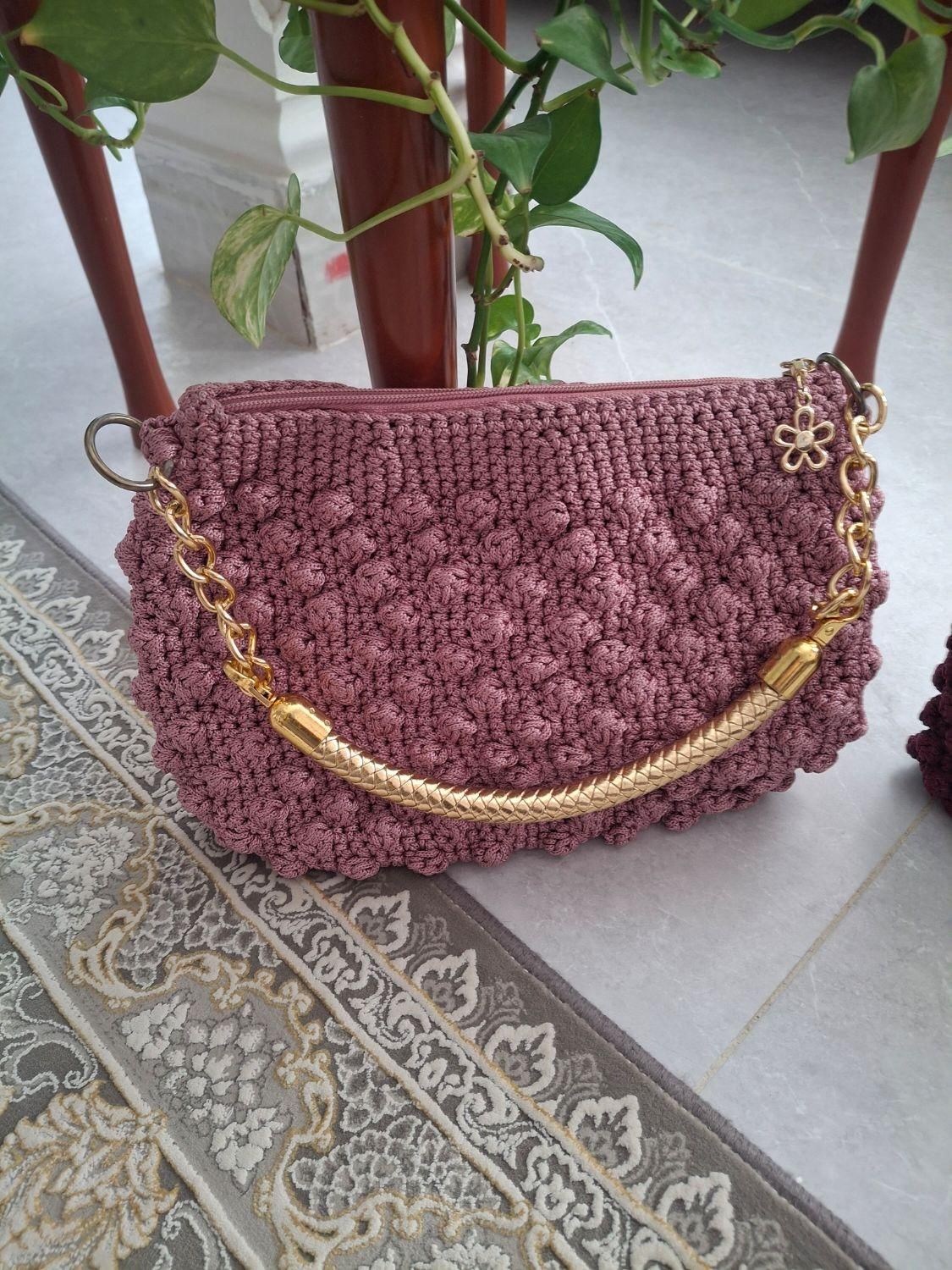 کیف دست بافت مجلسی|کیف، کفش، کمربند|قم, باجک دو|دیوار