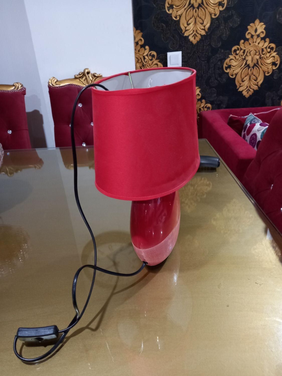 آباژور قرمز|چراغ خواب و آباژور|تهران, اکباتان|دیوار