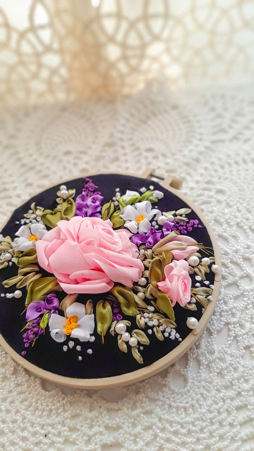 آماده سازی گل روبانی برای کت و لباس مجلسی|گل مصنوعی|بندر انزلی, معلم|دیوار