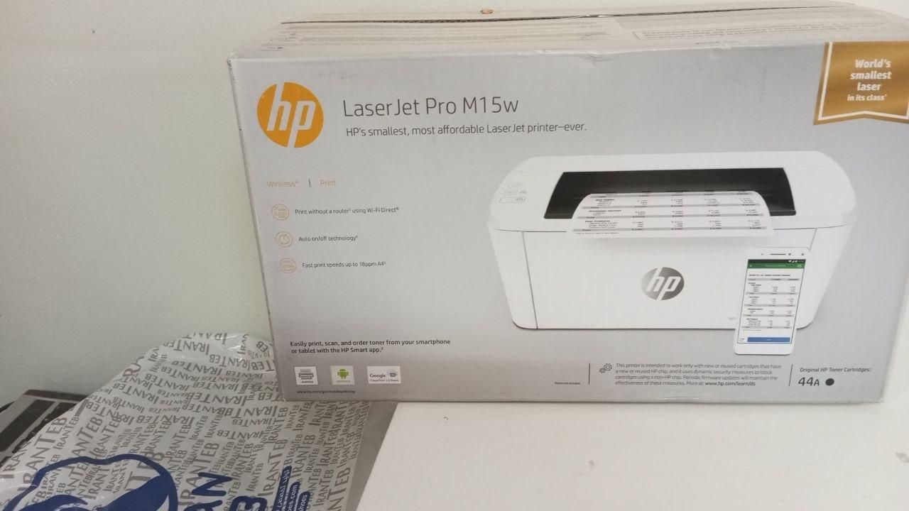 پرینتر HP m15w وای فای دار، تک کاره|پرینتر، اسکنر، کپی، فکس|اصفهان, فرح آباد|دیوار