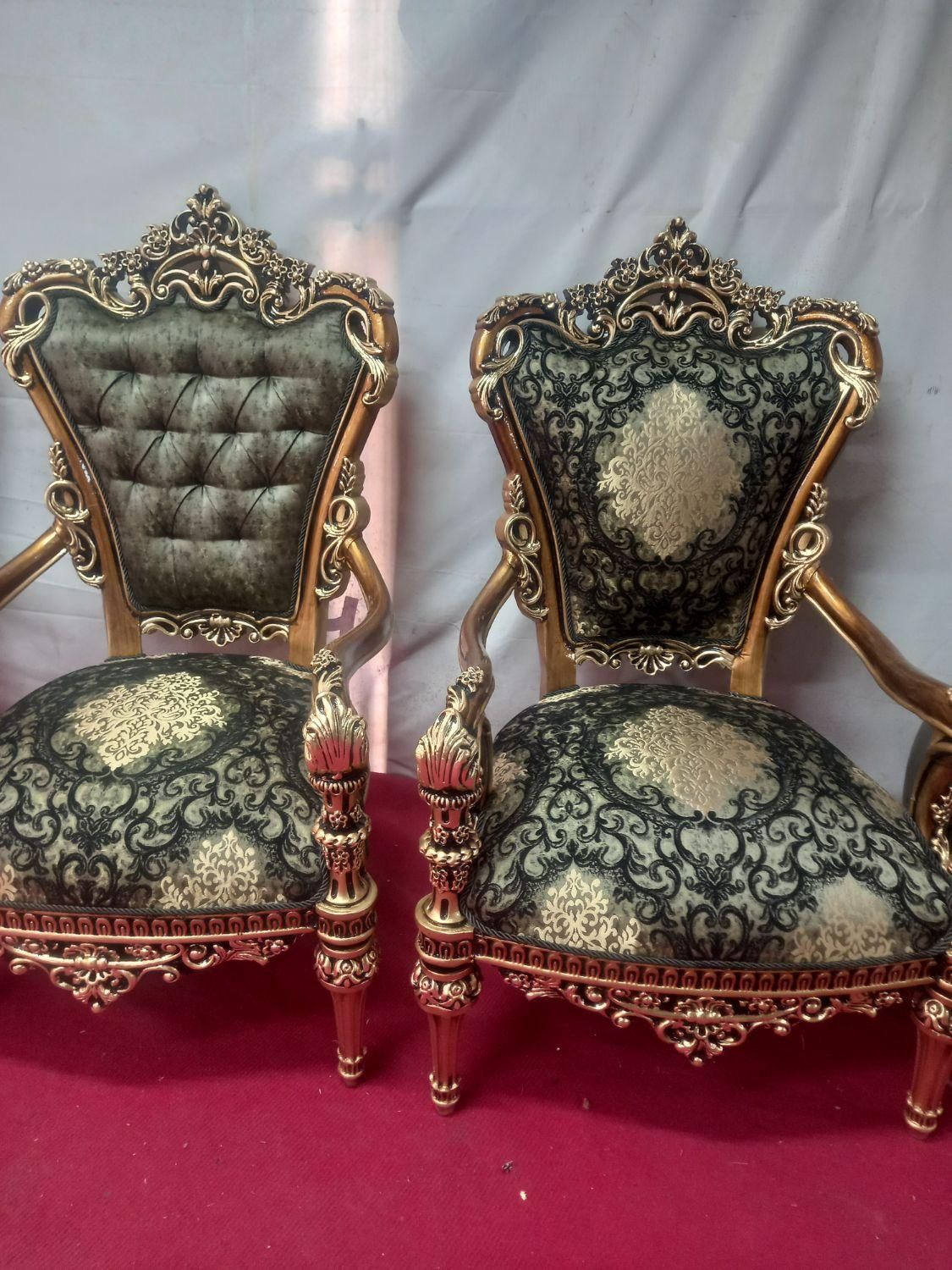 مبل سلطنتی استیل کلاسیک خاطره کوئین ابزاری|مبلمان خانگی و میز عسلی|تهران, یافت آباد جنوبی|دیوار