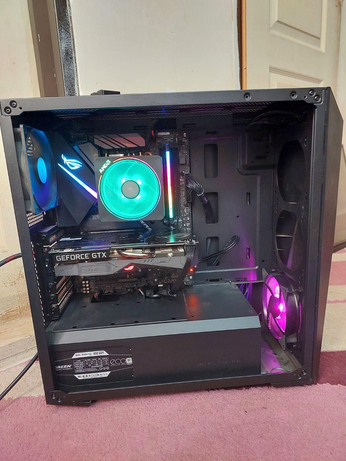 کیس گیمینگ Ryzen7 مین وگرافیک rog|رایانه رومیزی|تهران, شهرک غزالی|دیوار