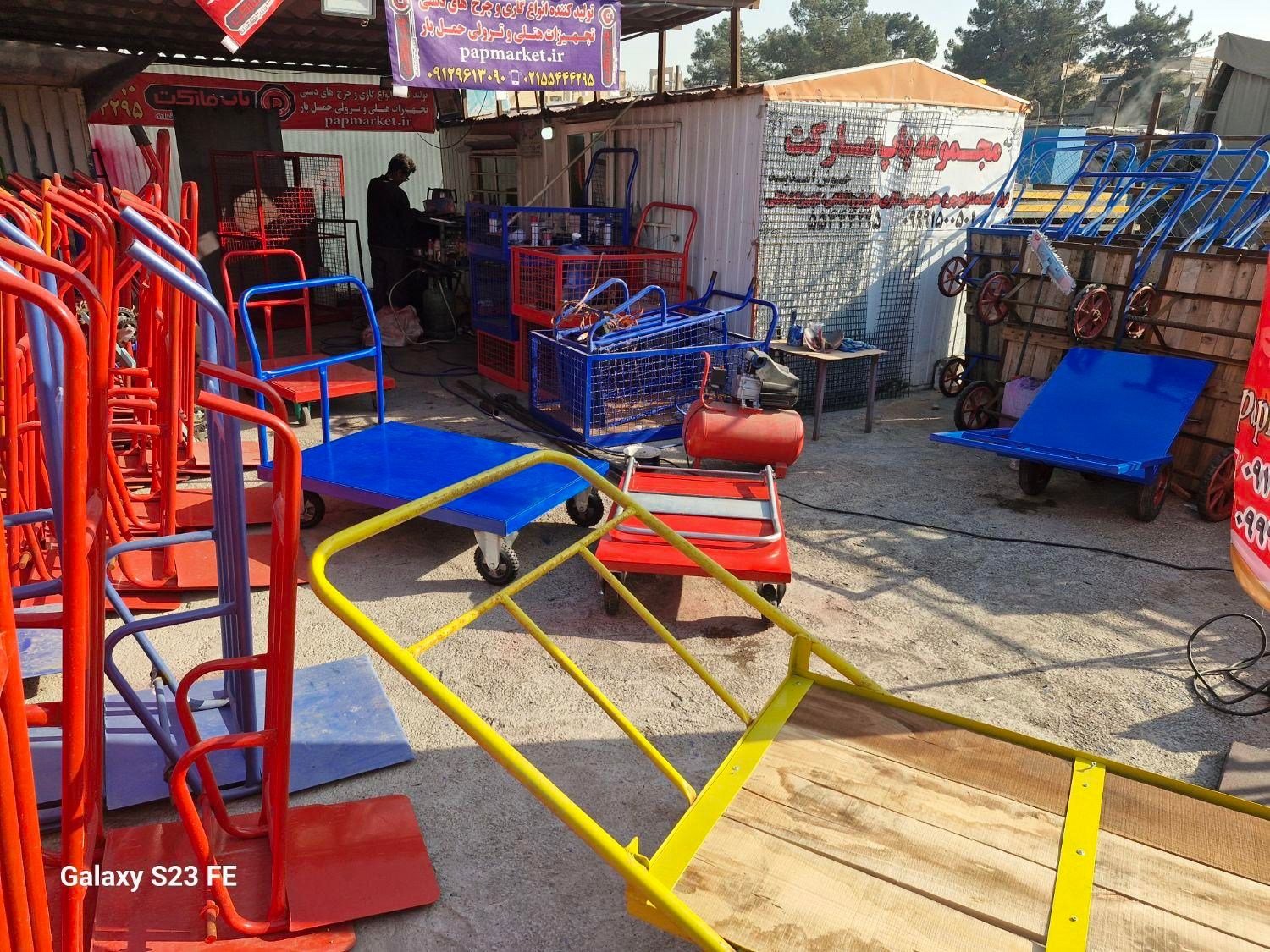 چهار چرخ گاری حمل بار دستی باربر ثابت گردان.تولیدی|ابزارآلات|تهران, شهید رجایی|دیوار