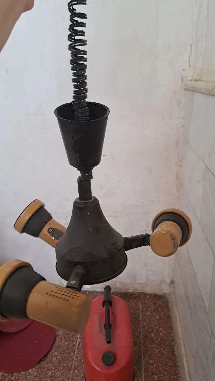 لوستر یا چراغ سه شاخه|لوستر و چراغ آویز|کرمانشاه, |دیوار