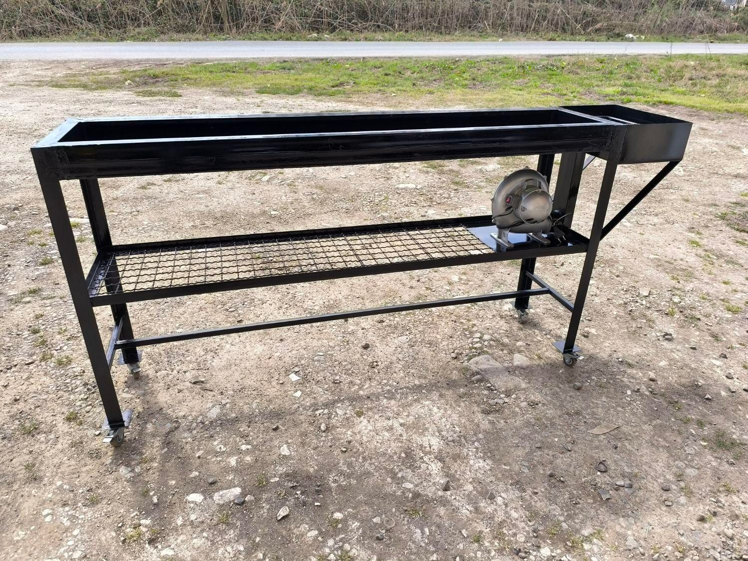 منقل باربیکیو 1/5متری با آتشدان|کافیشاپ و رستوران|رشت, کوی مهر|دیوار