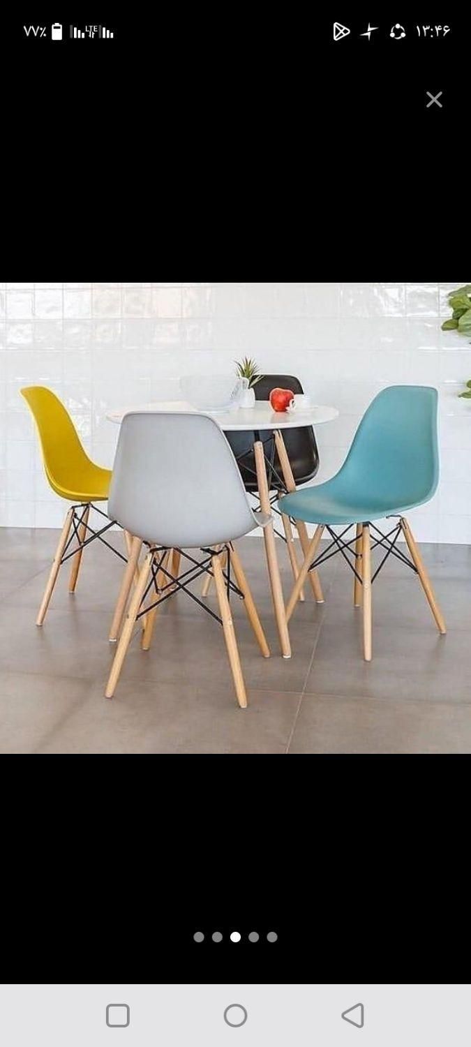 میز وصندلی فایبر کافه  ۶۳۱|میز و صندلی غذاخوری|فردیس, طالقانی|دیوار