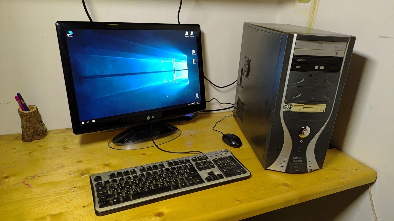 کامپیوتر PC کامل همراه با مانیتور و لوازم جانبی|رایانه رومیزی|تهران, فرحزاد|دیوار