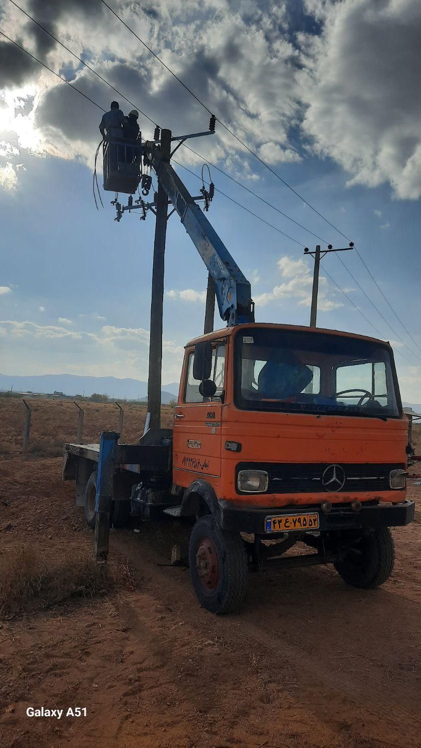 جرثقیل خاور کفی دار  دکل بلند همراه سبد ایمن|خدمات حمل و نقل|مبارکه, |دیوار