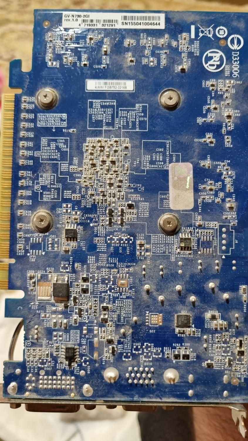 کارت گرافیک gigabyte gt730 ۲ گیگ|قطعات و لوازم جانبی رایانه|تهران, میدان حر|دیوار