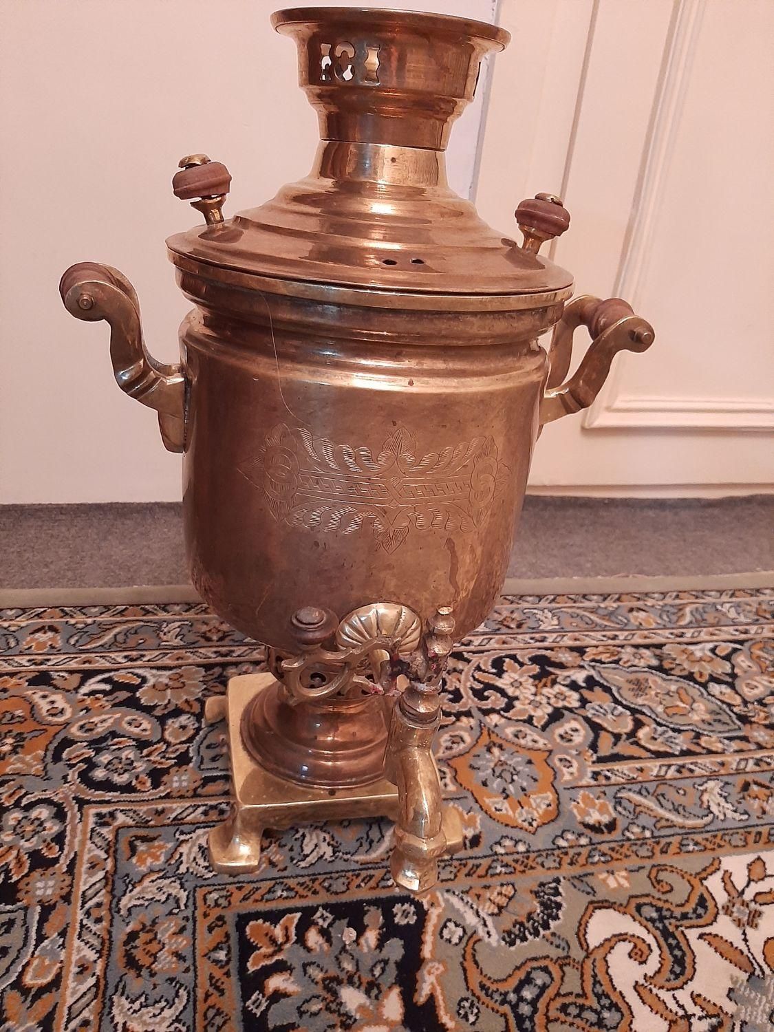 سماور ذغالی سنگین وزن|سماور، چای‌ساز، قهوه‌ساز|تبریز, |دیوار
