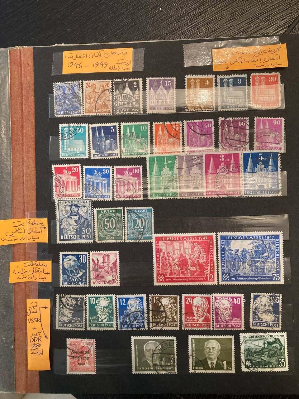 بیش از 150 عدد تمبر های ارزشمند قدیمی آلمان|کلکسیون سکه، تمبر، اسکناس|تهران, محمودیه|دیوار