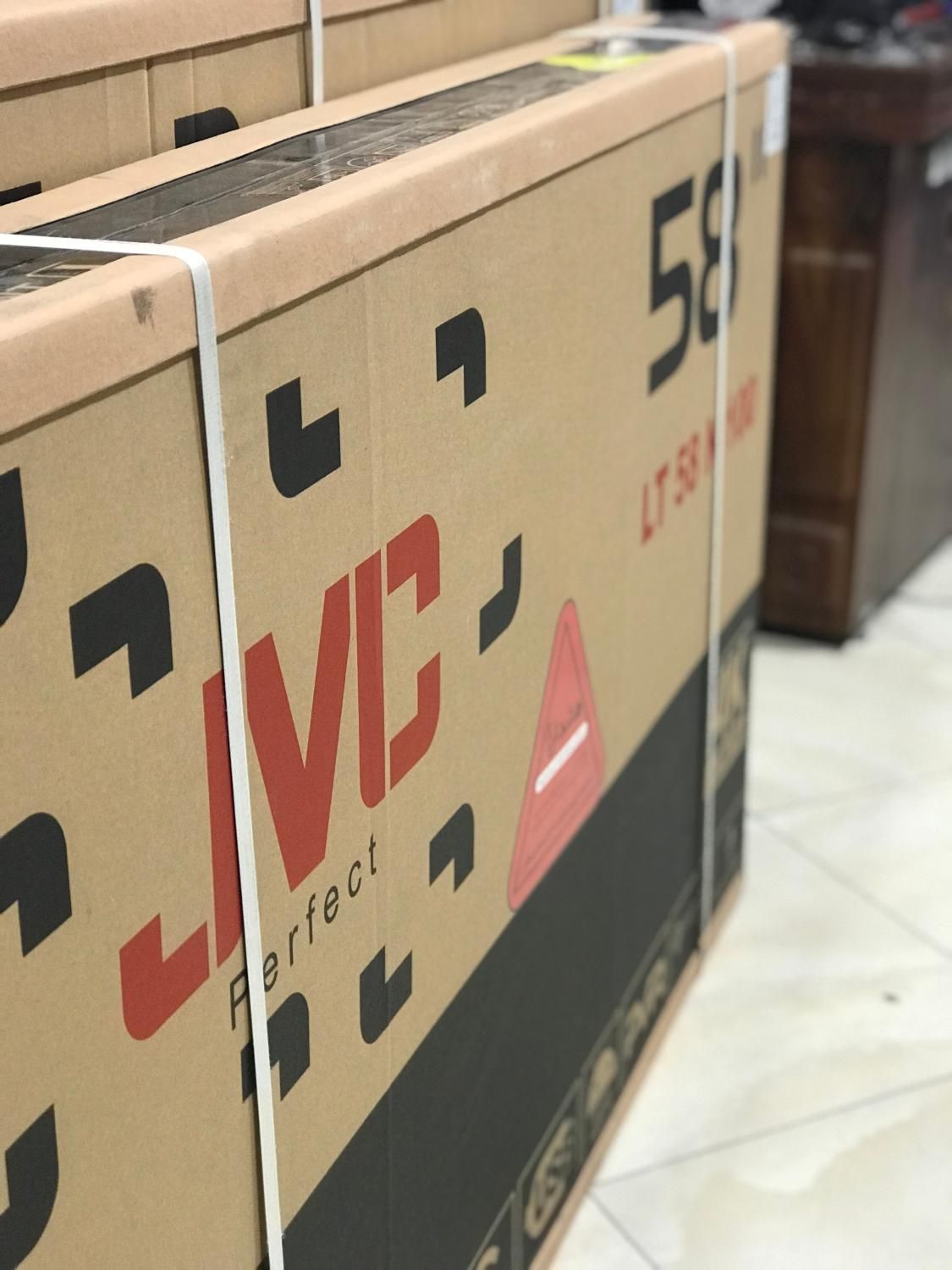 LED تلویزیون 58 اینچ LT58N100 جی وی سی(JVC)|تلویزیون و پروژکتور|قرچک, |دیوار